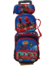 MOCHILA GRANDE CON CARRO SEPARADO + LUNCHERA + CARTUCHERA FRENTE CON RELIEVE - comprar online