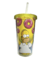 VASO ACRILICO 400ml PERSONAJE CON SORBETE CANCUN