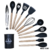 SET KIT X 12 UTENSILIOS DE COCINA MANGO DE MADERA PUNTA SILICONA - tienda online