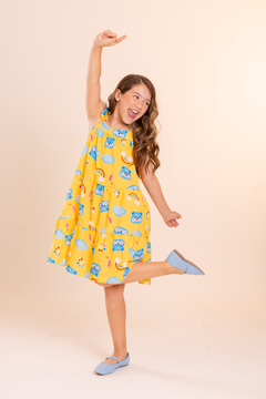 VESTIDO URSO AMARELO - Revid Kids