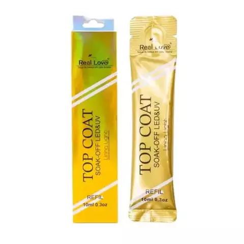 Top Coat Refil Real Love 10ml