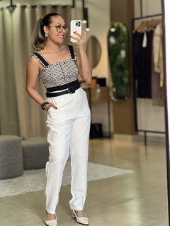 Cropped Tweed - Limão Doce