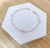 Pulseira Infantil Pérolas e Flor Rosa