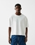 Remera cropped boxy fit Bershka Hombre en internet