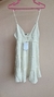 vestido blanco con vuelos - Bershka talla S en internet