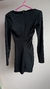 vestido corto negro con frunce y hombreras - Bershka talla S - comprar online