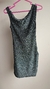 vestido gris brillos frunce - Bershka talla M - comprar online
