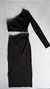 vestido negro 2 partes - Bershka talla M