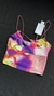 Top Asimetrico Rosa - Bershka talla S