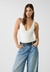 Body cuello en V Blanco - Stradivarius talla S