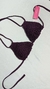 Bikini Tejida parte de Arriba Morada - talla XS
