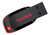 Pendrive Sandisk Cruzer Blade 32gb 2.0 Negro Y Rojo