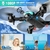 REDRIE Dron con cámara - Drone plegable para niños y adultos con cámara FPV de 1080P, retención de altitud mejorada, selfie de gestos, vuelo de punto - comprar online