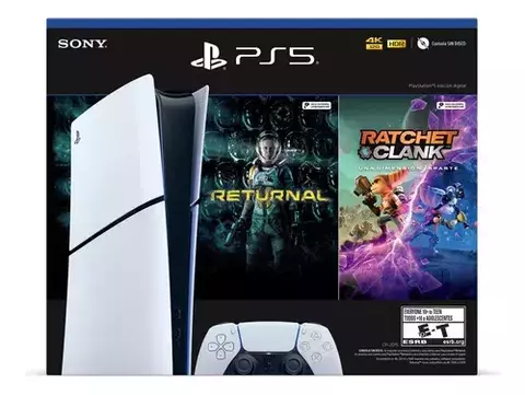 Consola Original PS5 Slim De Sony Con 2TB Y Paquete De Juegos