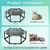 Tresbro Cama para gatos, hamaca para perros y mascotas, cama para dormir independiente, suministros para mascotas, estructura estable de lavado comple en internet