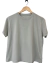 Remera Baby Tee Gris Plata - comprar online