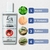 Shampoo Anticaspa com Babosa (Aloe Vera) Mentol D'Pantenol e Alecrim 300ml - LA Cosméticos
