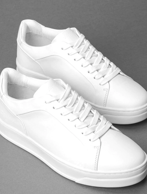 Tênis Calvin Klein Couro Branco