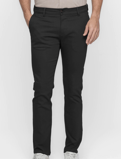 Calça Sarja King&Joe Slim Confort Bolso Faca Preto - comprar online