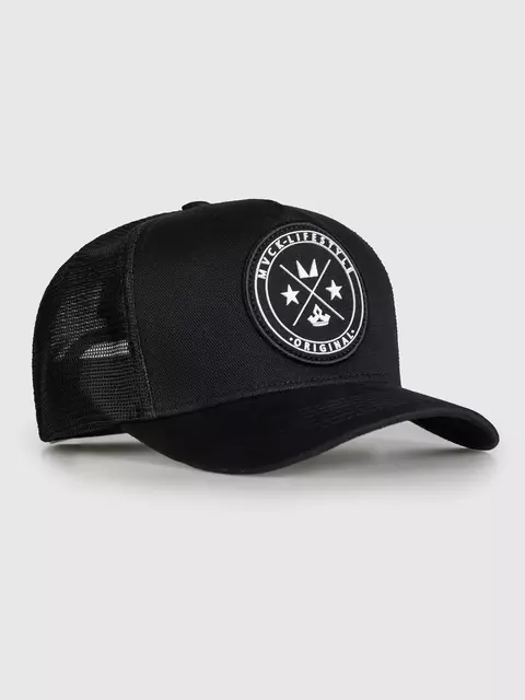 Bone MVCK Trucker Brasao Tela Preto