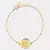 Pulseira com Impressão Digital Tripla | Corrente Grumet - comprar online