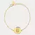 Pulseira com Impressão Digital Dupla | Corrente Grumet - comprar online