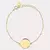Pulseira com Impressão de Pata | Corrente Grumet - loja online