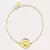 Pulseira com Impressão de Pata | Corrente Grumet - comprar online