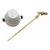 FLOTANTE BRONCE C/BRAZO REGULABLE X 11/2" CON BOYA TELGOPOR PASANTE - comprar online