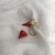 Aretes Corazon Rojo - comprar en línea