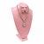 Cuello de vinipiel pingüino para juego collar con arete en internet