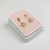 Caja de plástico blanca para aretes esponja en varios colores - Paquete 50pz en internet