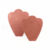 Cuello corazón MDF Velour para collar y arete - comprar en línea