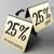 Letrero de acrílico metálico para 25% de descuento - comprar en línea