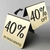 Letrero de acrílico metálico para 40% de descuento - comprar en línea