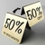 Letrero de acrílico metálico para 50% de descuento - comprar en línea