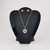 Cuello Onix corazón de acrílico para collar y arete - comprar en línea