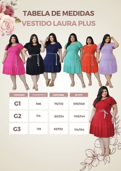 Vestido Laura Plus size Vermelho - AnaBless