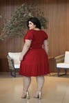 Vestido Laura Plus size Vermelho