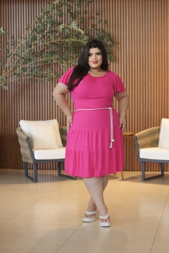 Vestido Laura Plus size Pink