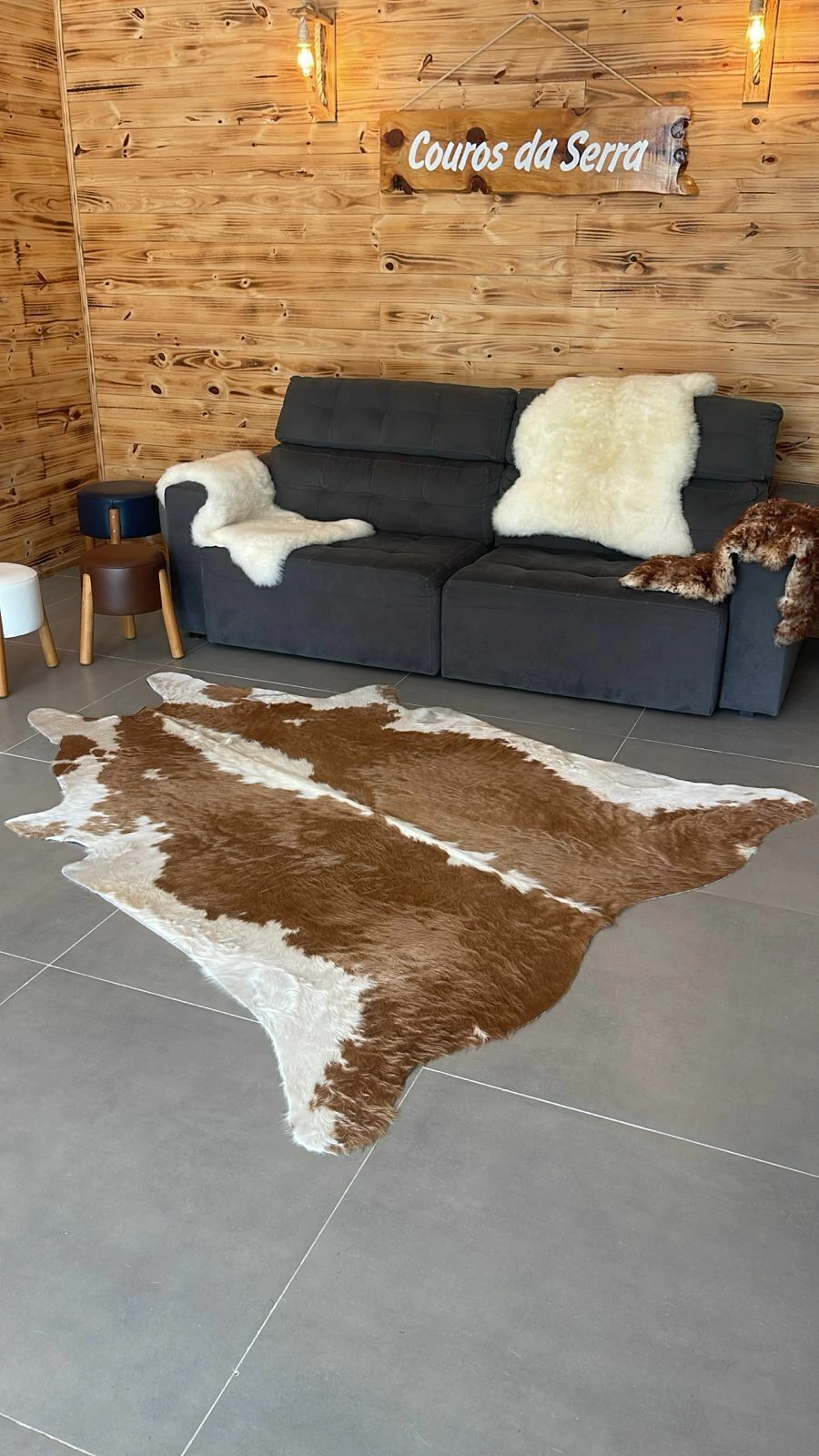 Tapete de Couro de Boi Exportação