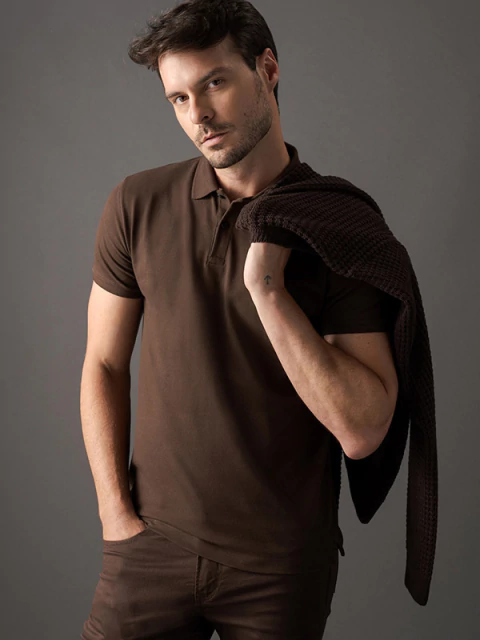 POLO CALVIN KLEIN SLIM BASICA