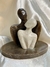 Estatueta Casal Pedra Gipsita