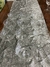 Juego de 10 copas de vidrio blanco tallado