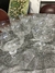 Imagen de Juego de 10 copas de vidrio blanco tallado