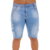 Bermuda Jeans Masculina Destroyed Azul - Trendly Cat