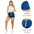 Short Feminino Jeans Cintura Alta Barra Desfiada Com Cordão - loja online