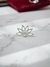 Piercing Orelha Flor de Lótus com Zircônia Prata 925 na internet