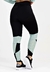 Calça com Detalhe Verde Legging Metamorfose Preto | REF: MTF24 - Zhette