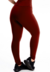 Calça Detalhe Cós Vermelho Legging Lisa | REF: LX314 - comprar online